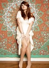 Even with All these Tapestries, Bailey cannot Hide the Hard Thick Bulge She's Sporting