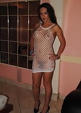 Dirty Nicole stripping and posing