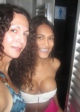 Nikki with hot Brazilian tgirls
