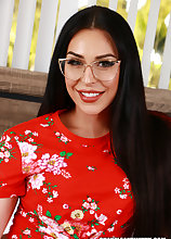 Your favorite trans superstar Chanel Santini gives the blowjob of a lifetime in this one! Watch Chanel Santini sucking this dude's cock like a true pro all dressed in her sexy red outfit. She looks mighty fine in wearing these glasses, but even finer with that big cock stuffed down her throat! You're going to dig this shit here!