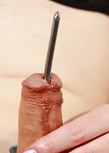 I repeat... Do not try this at home! Natalie Mars might make this look easy, but it is not! You may want to put your seatbelt on for this one. Natalie knows what she's doing when it comes to cock stuffing, so don't go and grab the nearest stainless steel tubing and do this to yourself. What you are about to see is for entertainment purposes only, so please leave this type of thing to the pros and just enjoy watching instead